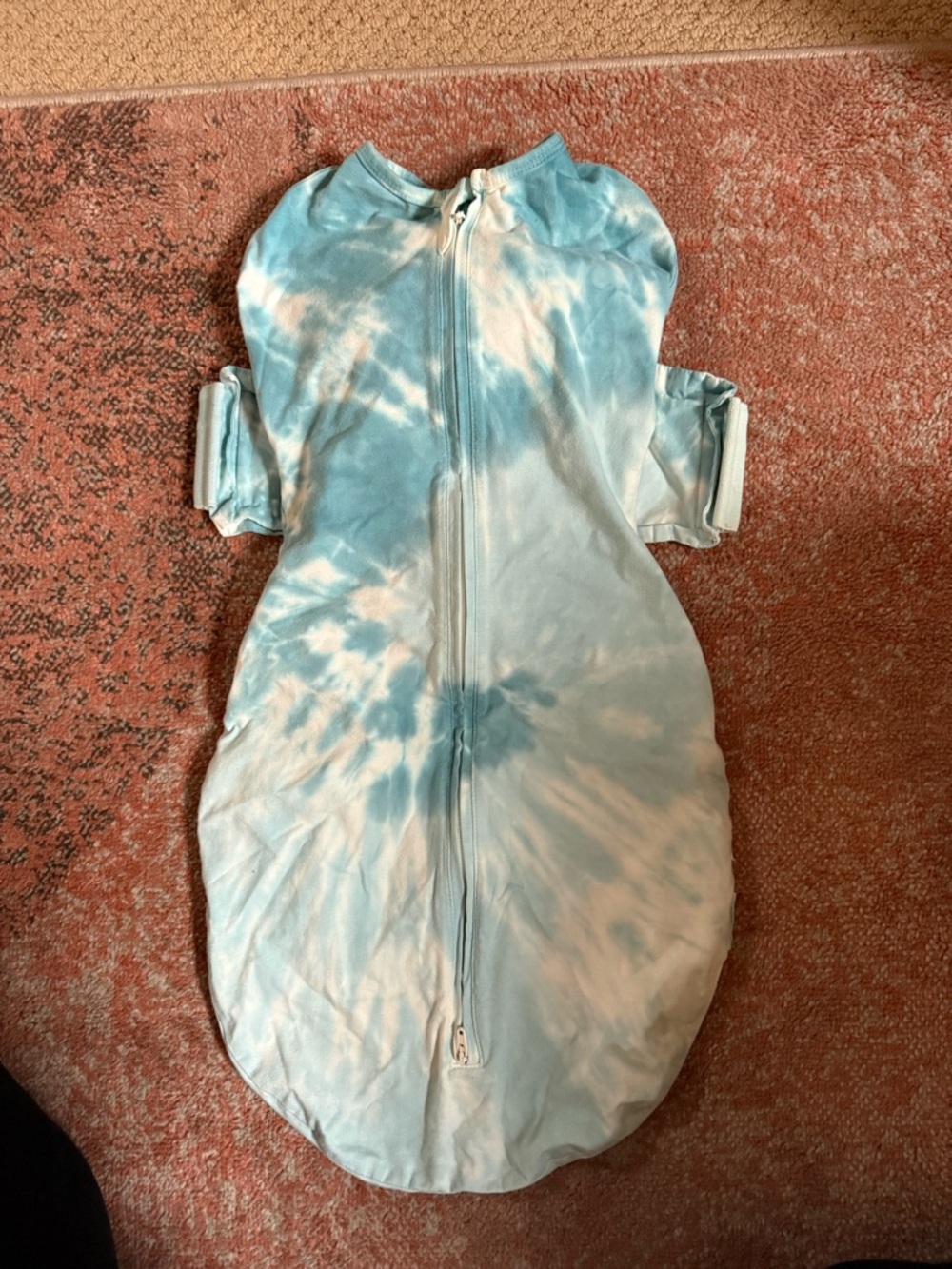 Happiest Baby Snoo Blue & White Tie-Dye Baby Sleep Sack